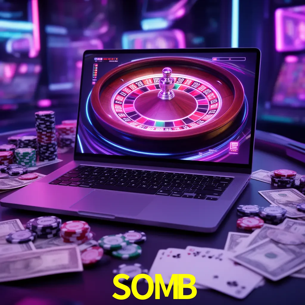 Centro móvil SOMB con casino, cajero, bonos, app y acceso de cuenta para México